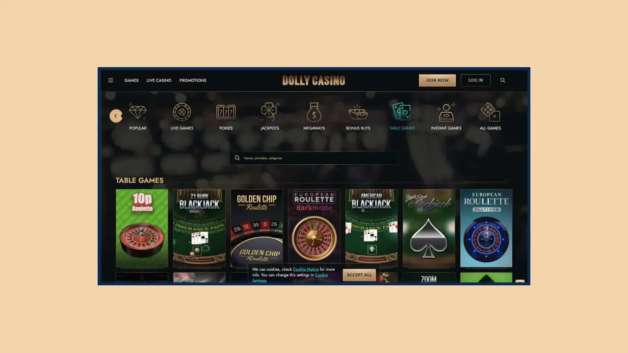 Pierwsze kroki jako klient Dolly Casino
